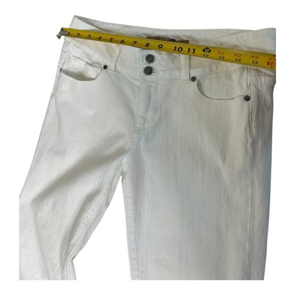 Paige Hidden Hills Flare Wide Leg White Jeans Women's Size 29 Bootcut - Picture 10 of 13